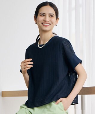 自由区 S 【カタログ掲載・2点SET】レースエッジ プルオーバー