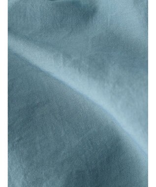 Green Parks ミディ丈ドロストシャツワンピース Blue