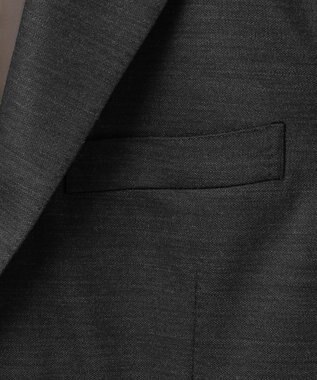 GOTAIRIKU セットアップ対応【洗える/ストレッチ/シワになりにくい】ウォッシャブルジャージー セットアップジャケット グレー系