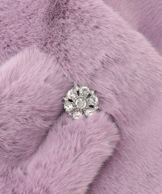 TOCCA MINI BIJOUX FUR TIPPET ティペット ライラック系