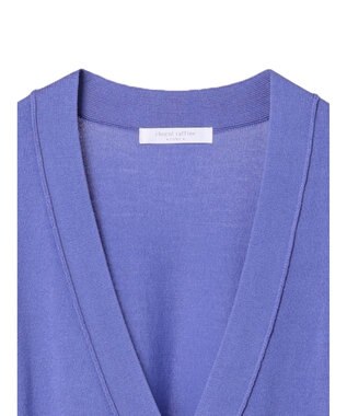 Green Parks 洗える　ミドル丈カーディガン Purple