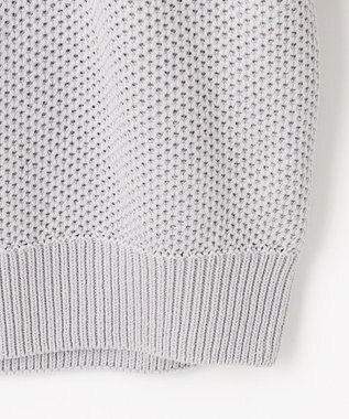 ANY 【手洗い可/UVカット】シャイニーコットンニット グレー