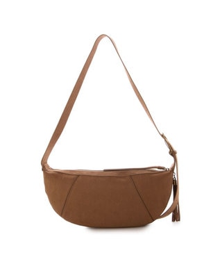 UNBILLION カシュカシュ cachecache / スエードフリンジ引手ショルダー キャメル