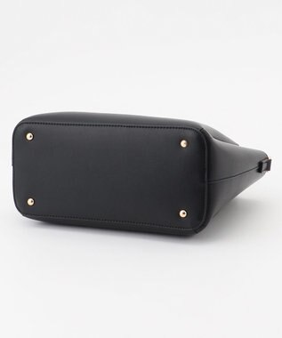 LA BAGAGERIE 【MONICA】ボウタイリボンハンドバッグ ブラック