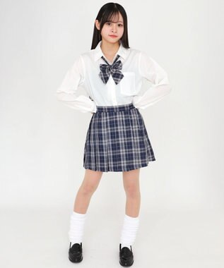 WEGO 【SCHOOLITEM】スクールプリーツスカート 柄1