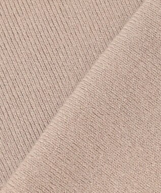 Feroux 【洗える】ファースリーブ ニットプルオーバー ベージュ系