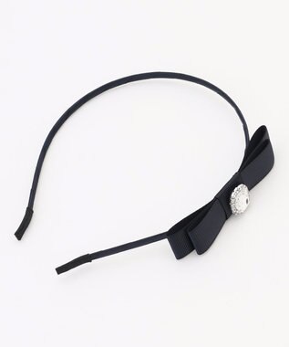 ANY KIDS リボンカチューシャ ネイビー