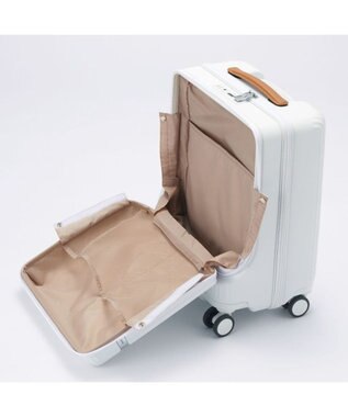 ACE BAGS & LUGGAGE 【雑誌掲載】 ace. ファーニットZ フロントポケット 機内持ち込み 40L 05041 エース スーツケース キャリーケース ホワイト