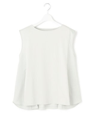 J.PRESS YORK STREET 【WOMEN】ファブリックポイント ノースリーブプルオーバー