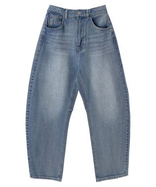 Green Parks ・ＥＬＥＮＣＡＲＥ　ＤＵＥ　デニムカーブパンツ Light Indigo