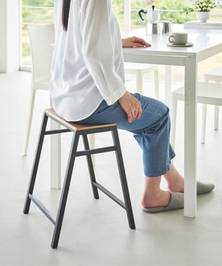 tower スツール タワー H45  ブラック