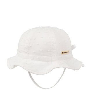 MIKI HOUSE HOT BISCUITS 【40-52cm】 チューリップハット(帽子) 白