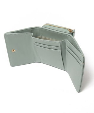 WEGO フラワーキルティングウォレット グリーンその他