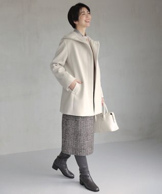 J.PRESS LADIES 【2way】midi ボストン バッグ アイボリー系