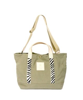 Regalo Felice 【軽量 / A4サイズ対応 / 自立する / 2way】トート / REGALO GYZ(グレー×ゼブラ)