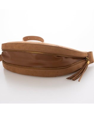 UNBILLION カシュカシュ cachecache / スエードフリンジ引手ショルダー キャメル