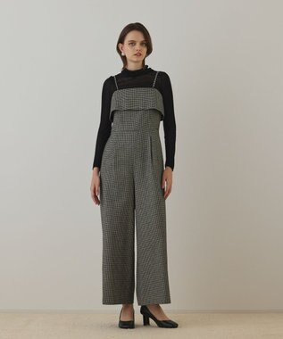 チドリツイードサロペット