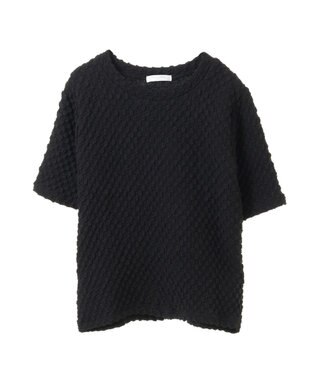 Green Parks ポコポコ５分袖プルオーバー Black