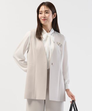 【セットアップ対応】セラテリーダブルクロス ジレ