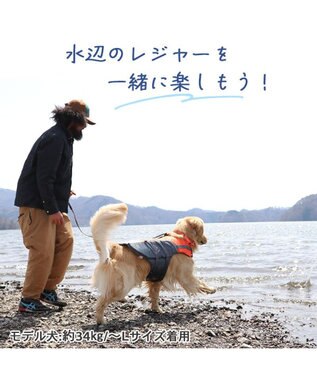 PET PARADISE ペットパラダイス ライフベスト 【Ｌ】 《オレンジ》 オレンジ