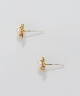 Phoebe ブロッサムパールビジューピアス ゴールド