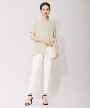 ICB 【洗える】 シェルタリングドライオックス スティックパンツ オフホワイト系