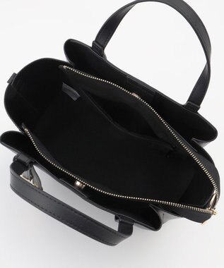 LA BAGAGERIE 【MONICA】ボウタイリボンハンドバッグ ブラック