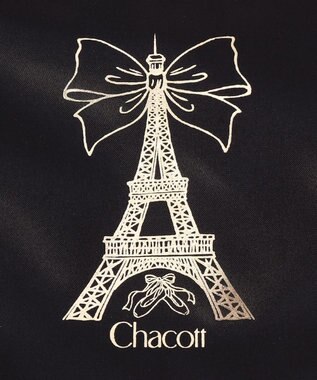 Chacott エッフェル半メッシュ巾着M ブラック