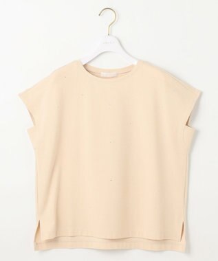 ANY SIS 【洗える】ビジュー付き カットソー イエロー