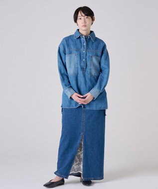 Ripo trenta anni PULLOVER デニムシャツ INDIGO