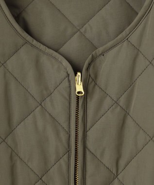 23区 L 【撥水加工/洗える】ライナー付き マルチウェイアウター カーキ系