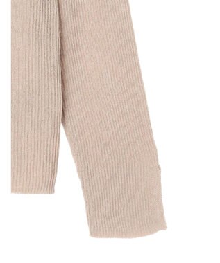earth music&ecology シアーリブニットプルオーバー Beige