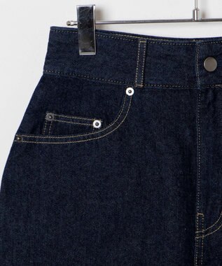 WEGO デニム台形ミニスカート デニム濃色