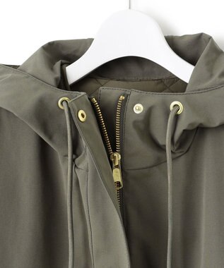 23区 L 【撥水加工/洗える】ライナー付き マルチウェイアウター カーキ系