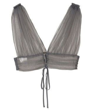 Green Parks ・ＥＬＥＮＣＡＲＥ　ＤＵＥ　バックレースアップビスチェ Charcoal Gray