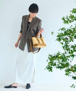 TOPKAPI 【Breath TOPKAPI】SCOTCH GRAIN スコッチグレイン ショルダー付き ミニ トート バッグ イエロー