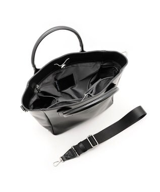 MioFIRANO SILHOUETTE U002 ショルダーバッグ A4サイズ対応 BLACK