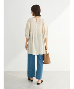 Green Parks ＢＰ　ボリュームスリーブチュニック Ivory