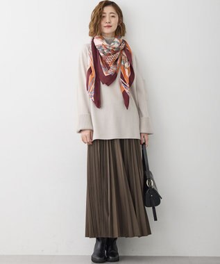 23区 manipuri  ヴィヴァーチェタッセル ストール オレンジ系