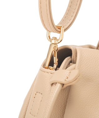 Green Parks ２ｗａｙドロストスタッズショルダーバッグ Beige