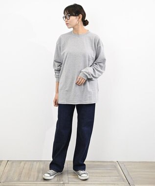 LENO CREWNECK PULLOVER《UNISEX》クルーネックカットソー HEATHER GRAY