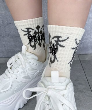 WEGO sparkロゴソックス