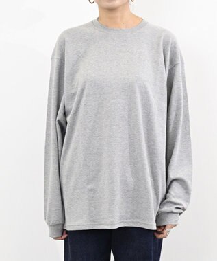 LENO CREWNECK PULLOVER《UNISEX》クルーネックカットソー HEATHER GRAY