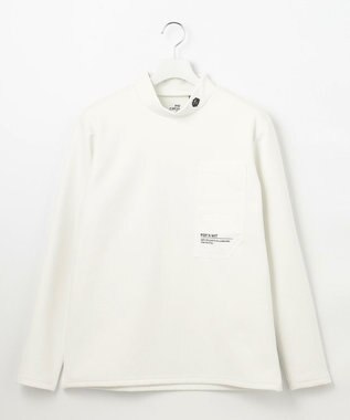 PW CIRCULUS 【MEN】裏フリースモックネックT ホワイト系