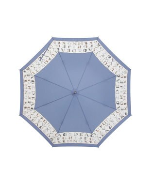 MOONBAT ポール & ジョー (PAUL & JOE ACCESSOIRES) ABC Garden アニマル 長傘 竹手元 ネイビーブルー