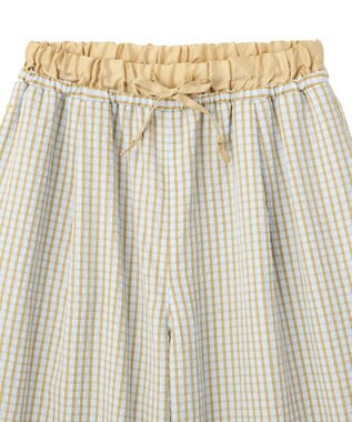 CRAFT STANDARD BOUTIQUE サッカーチェックイージーパンツ Light Blue