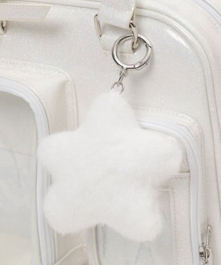 WEGO 【痛バ＆推し活】きらふわティンクルぬい痛ボストンバッグ ホワイト