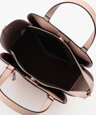 LA BAGAGERIE 【MONICA】ボウタイリボンハンドバッグ ピンク