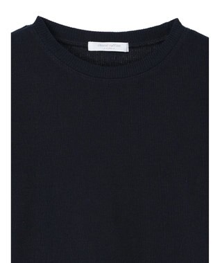 Green Parks リブドッキングカットソーボリュームチュニック Stripe