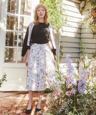 TOCCA 【大人百花掲載】BOTANICAL GARDEN PARTY KNIT プルオーバー ブラック系